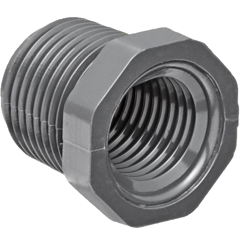 PVC sch 40 bushing, mip x fip, 1 x 3/4