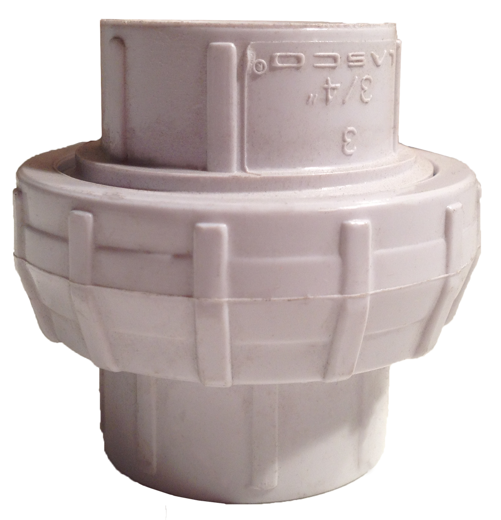 PVC sch 40 union, 1/2