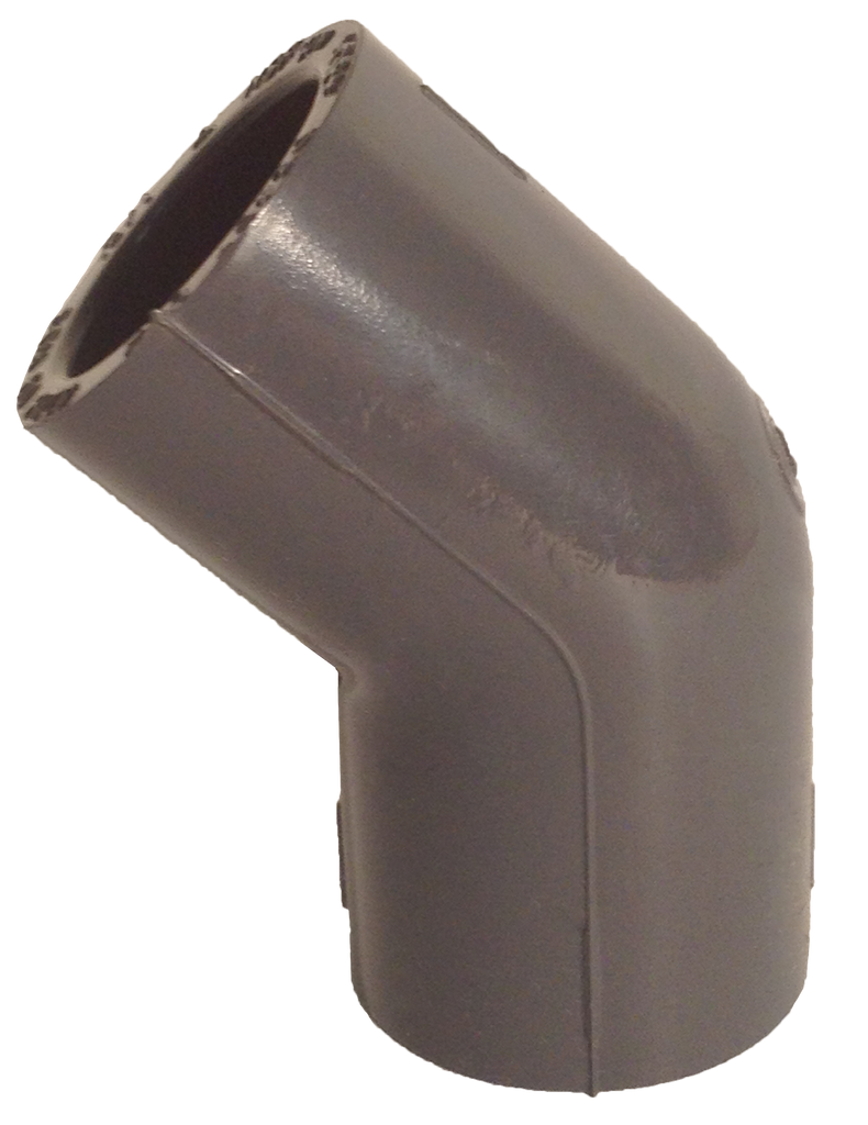 PVC sch 80 45 ell, s x s 3/4