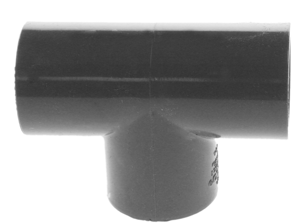 PVC sch 80 tee, s x s x s, 3/4