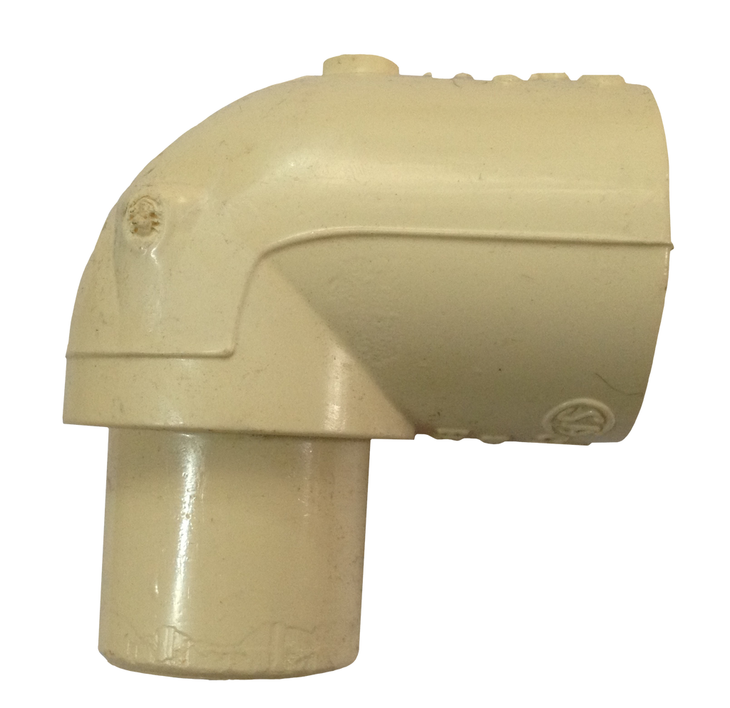 CPVC sch 40, 90 street ell s x s, 1/2