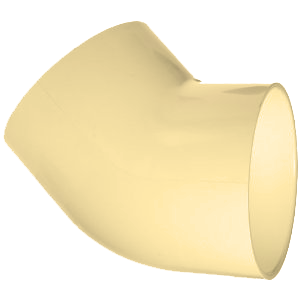 CPVC sch 40, 45 ell s x s, 1/2