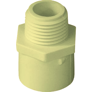 CPVC sch 40, MIP adapter s x mip, 3/4