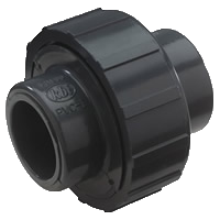PVC sch 80 union, s x s, 3