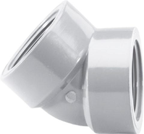 CPVC sch 80, 45 ell s x s, 2 1/2