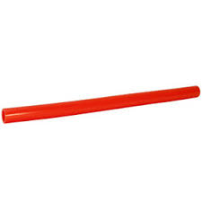 Expansion pex, stick pipe clear/white w/red stripe, 1/2, (pr/ft) (LOCAL DELIVERY ONLY)