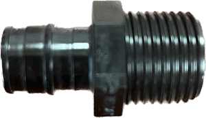 Expansion pex, poly-alloy MIP adapter, pex x mip, 1/2