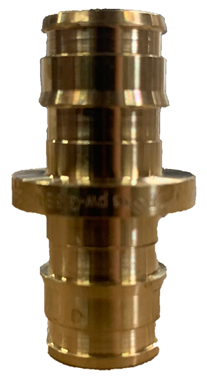 Expansion pex, brass coupling, 1 1/4