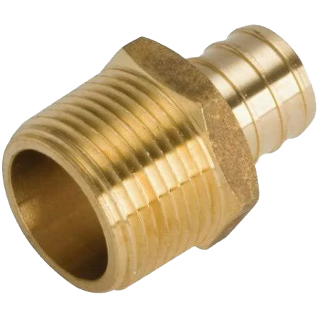 Expansion pex, brass MIP adapter, pex x mip, 1/2