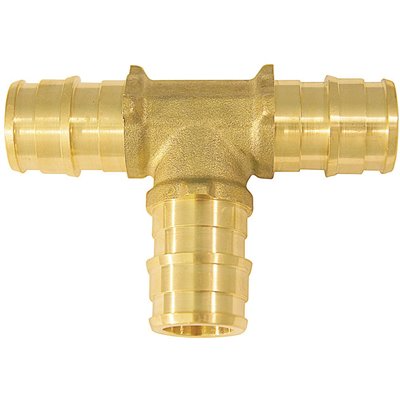 Expansion pex, brass tee, 1