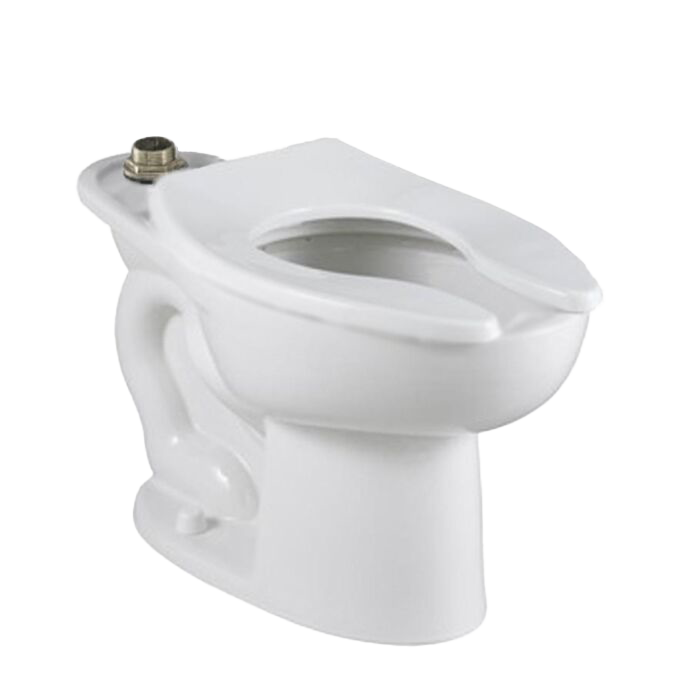 Am Std toilet bowl, white, top spud, 15" Madera