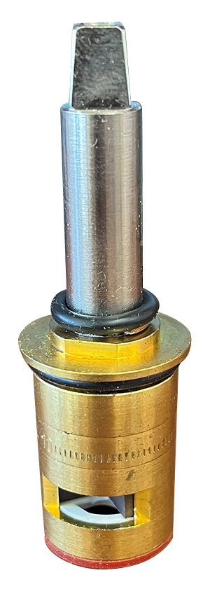 Chicago kit/lav stem w/ceramic disc, hot
