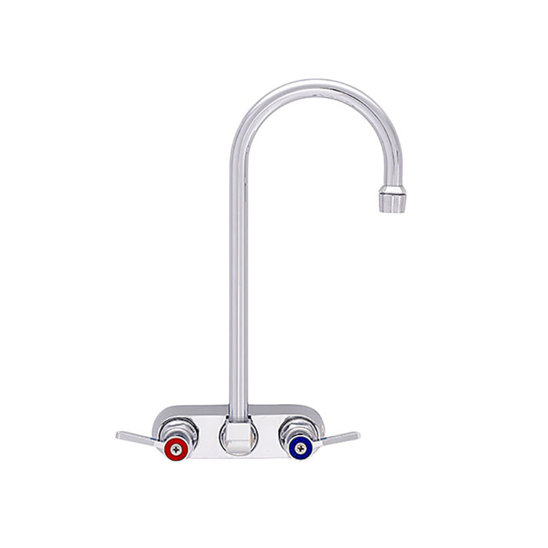 Fisher backsplash 4 center faucet w/6 rigid gooseneck spout (2003)