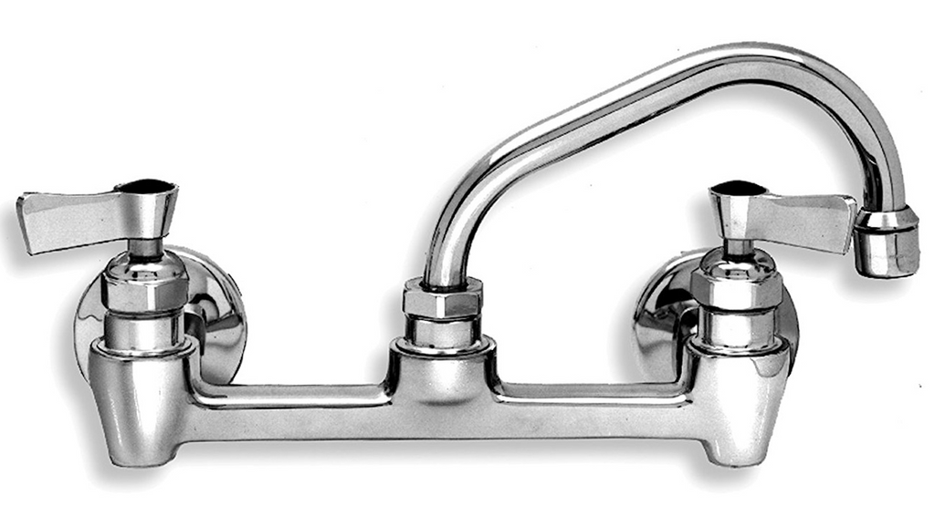 Fisher wall mount 8 adj faucet w/swivel outlet w/8 swing spout (21721 & 21771)