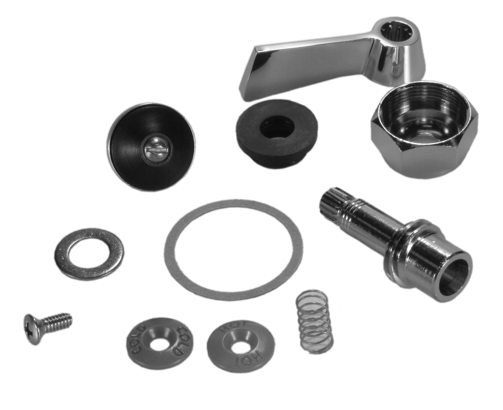 Fisher 3/4 right hand check stem assembly (5000-0012)
