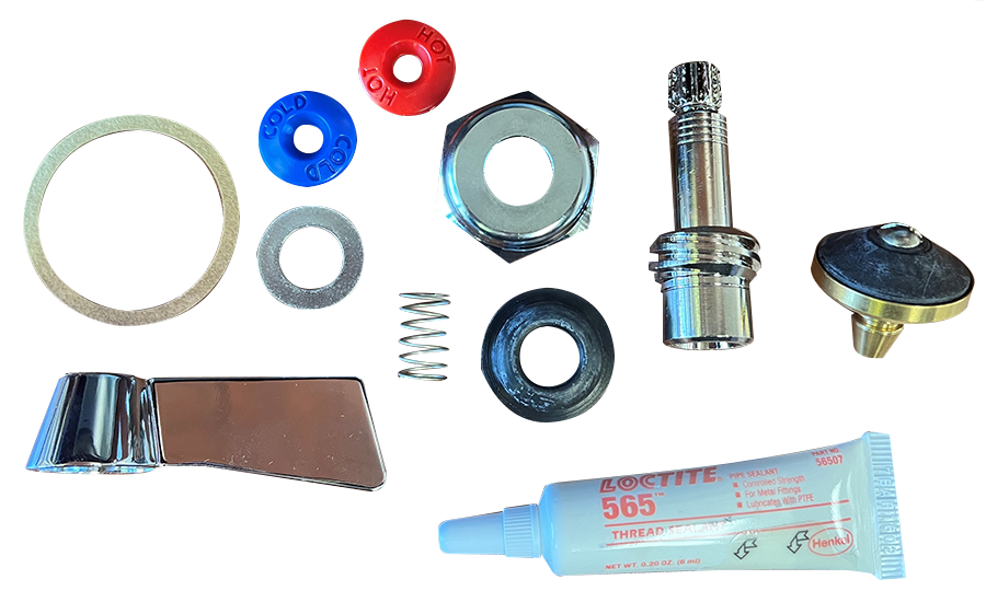 Fisher 3/4 left hand check stem assembly (5000-0013)