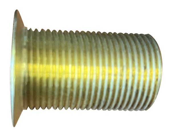 Fisher bar sink drain 3/4 x 1 3/4, brass