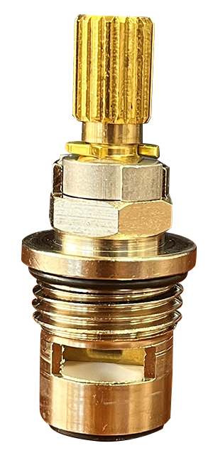 Kohler stem, ceramic, Hot, length 2.05, 20 point splin, w/19 point spline adapter