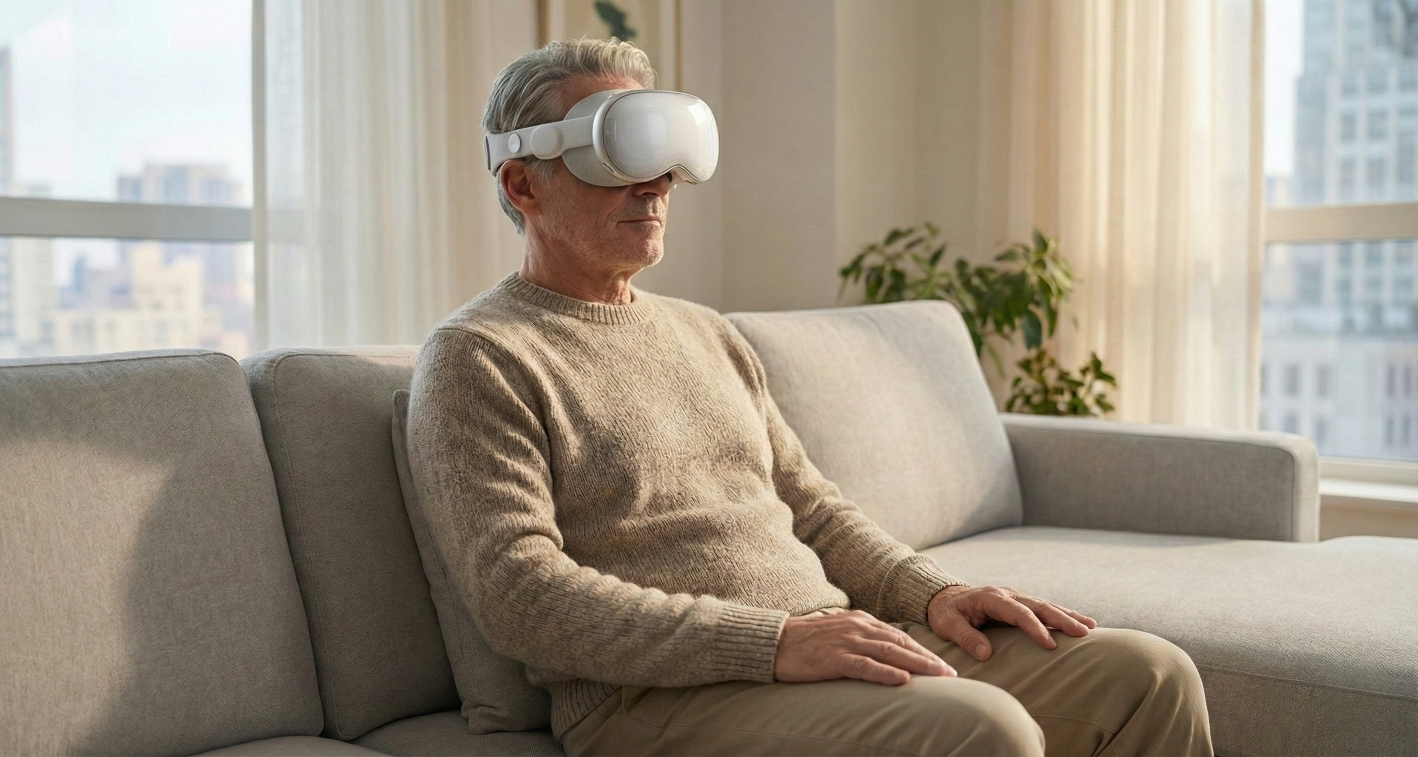 Vision Air ad scene — family interaction