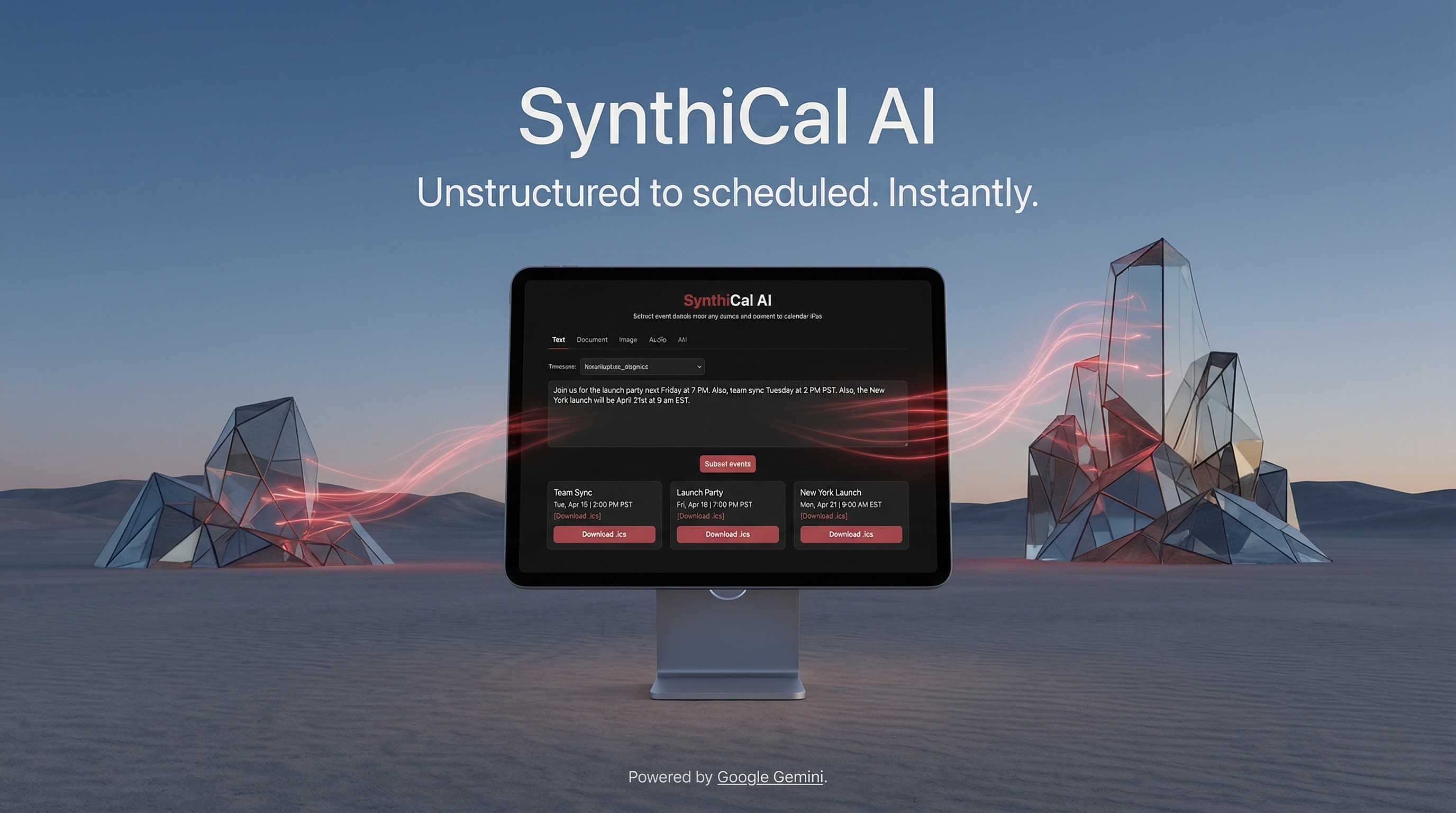 SynthiCal AI
