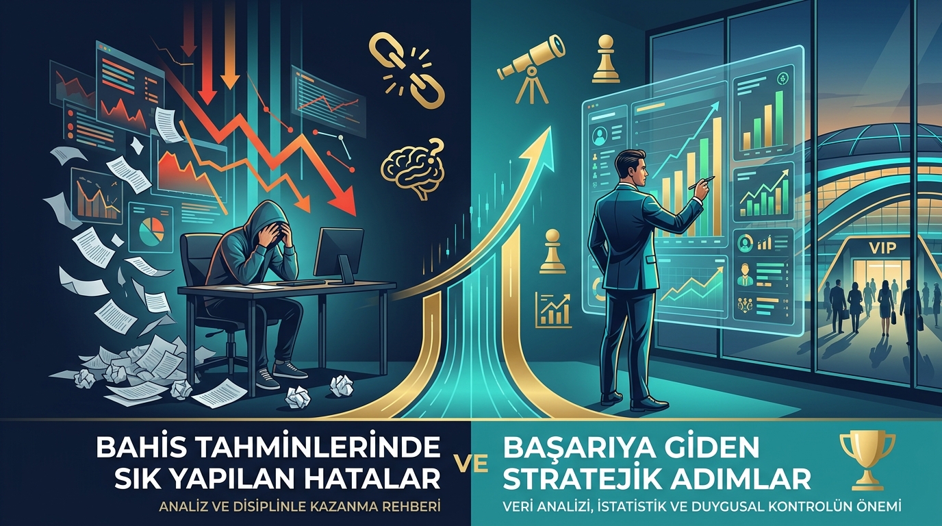 Bahis Tahminlerinde Sık Yapılan Hatalar ve Başarıya Giden Stratejik Adımlar