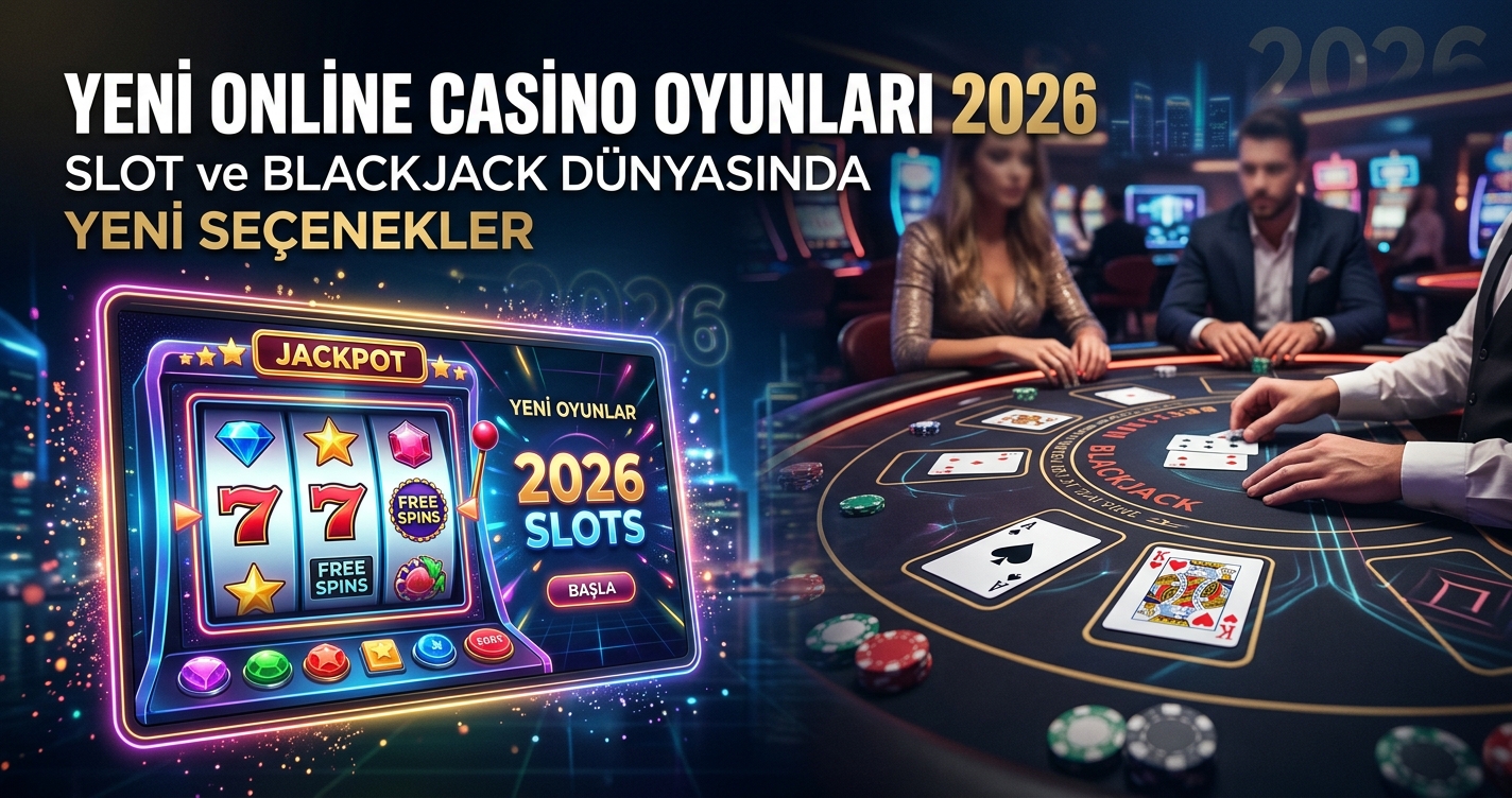 Yeni Online Casino Oyunları 2026: Slot ve Blackjack Dünyasında Yeni Seçenekler