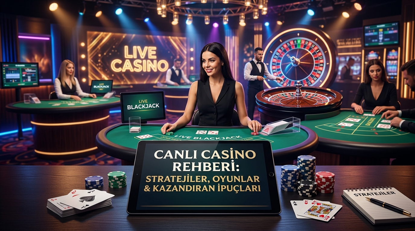 Canlı Casino Rehberi: Stratejiler, Oyunlar ve Kazandıran İpuçları