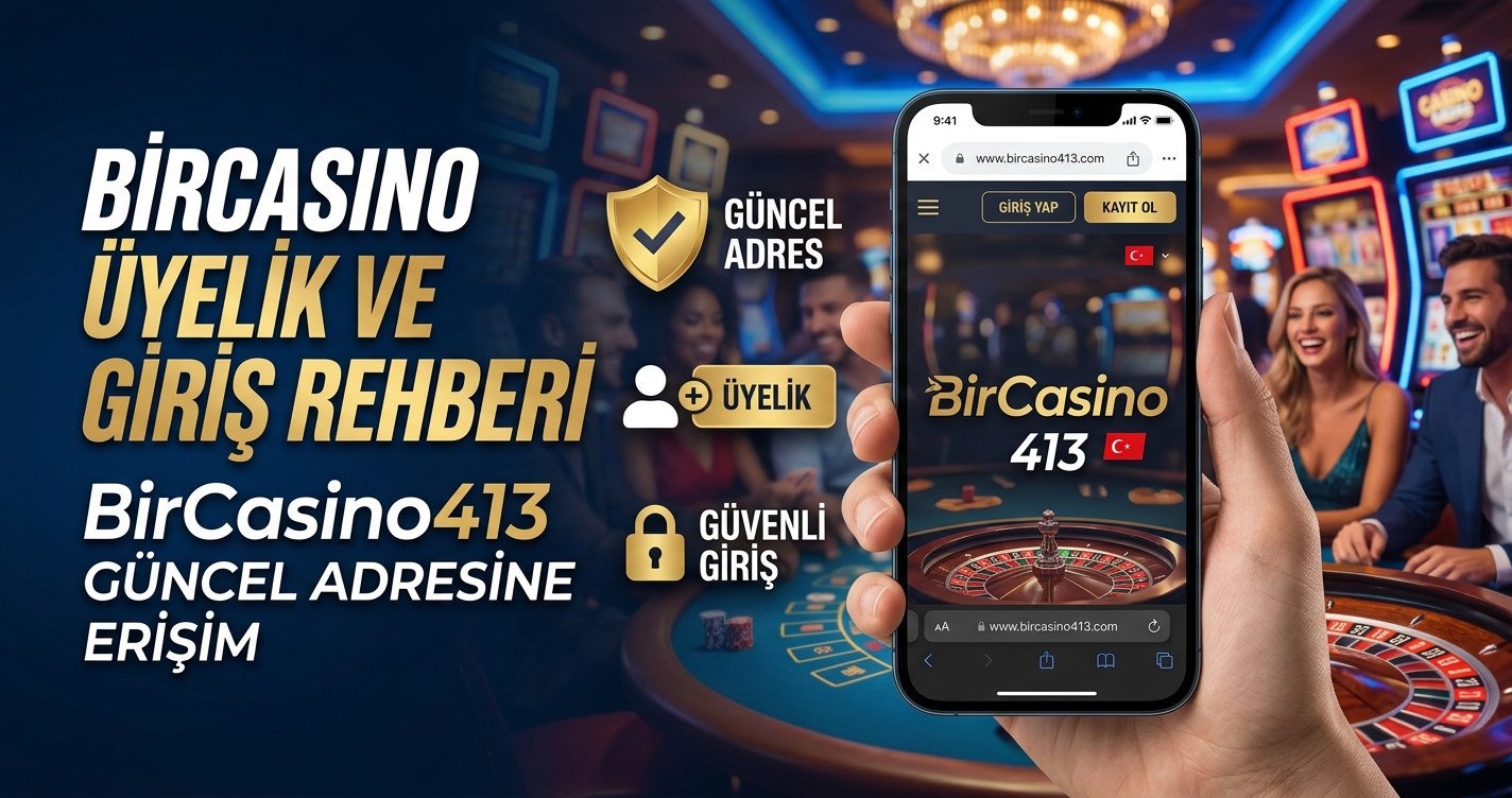 BirCasino Üyelik ve Giriş Rehberi: BirCasino413 Güncel Adresine Erişim