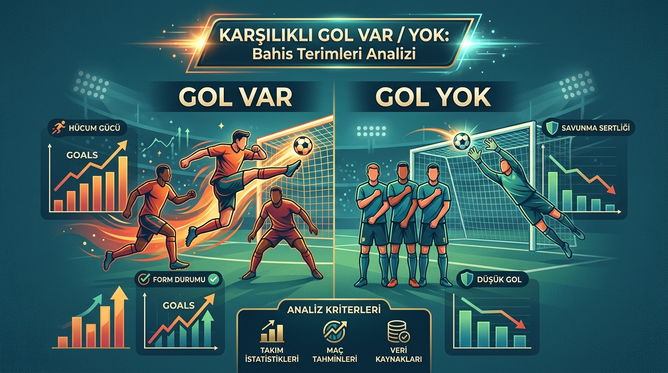 Bahis Terimleri: Karşılıklı Gol Var Yok Ne Anlama Gelir?