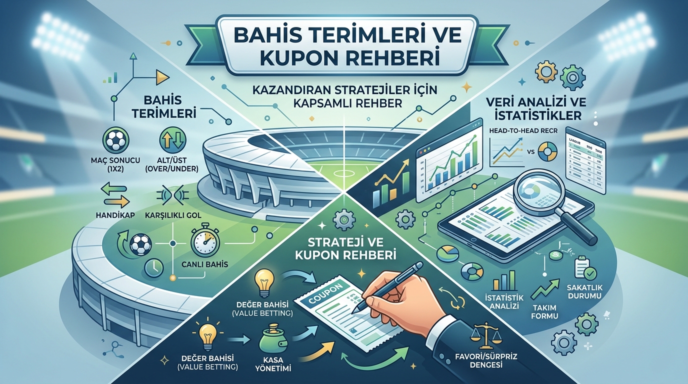 Bahis Terimleri ve Kupon Rehberi: Kazandıran Stratejiler