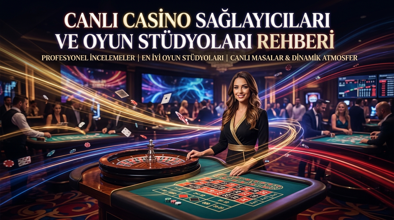 Canlı Casino Sağlayıcıları ve Oyun Stüdyoları Rehberi