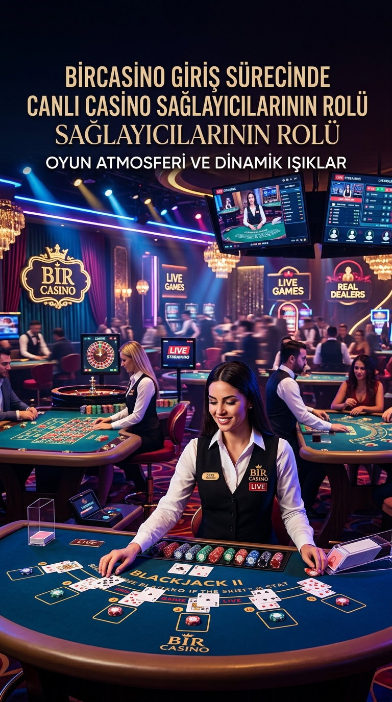BirCasino Giriş Sürecinde Canlı Casino Sağlayıcılarının Rolü