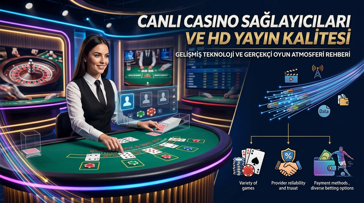 Canlı Casino Sağlayıcıları ve HD Yayın Kalitesi: Rehber