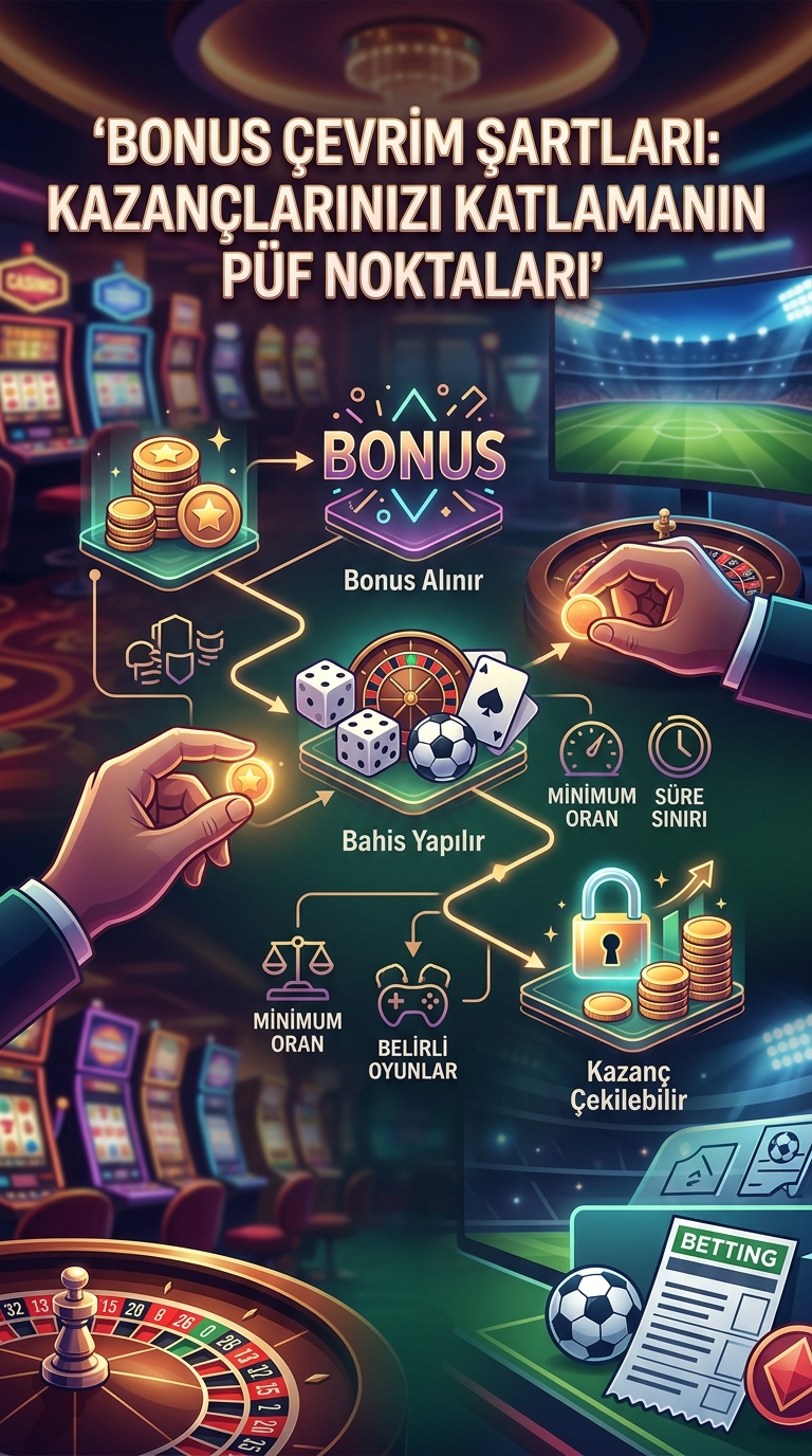 Bonus Çevrim Şartları: Kazançlarınızı Katlamanın Püf Noktaları