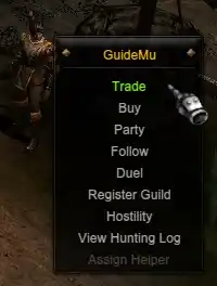 Trade Alt Mu Online