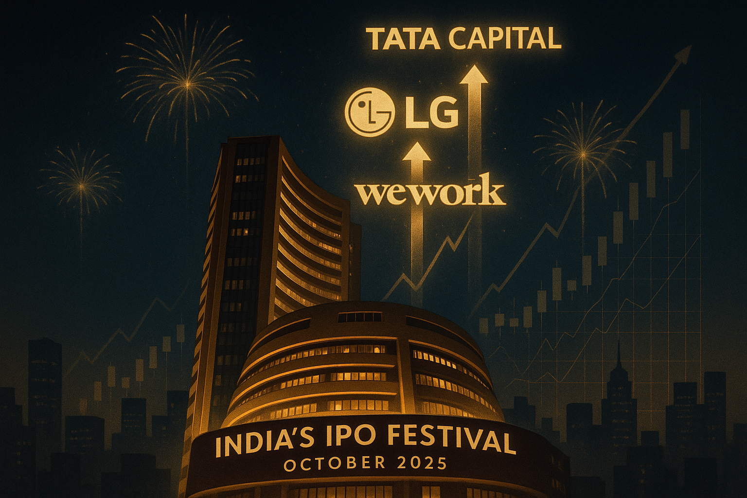 India’s Billion-Dollar IPO Festival: Tata Capital, LG Electronics, and WeWork Light Up the Markets