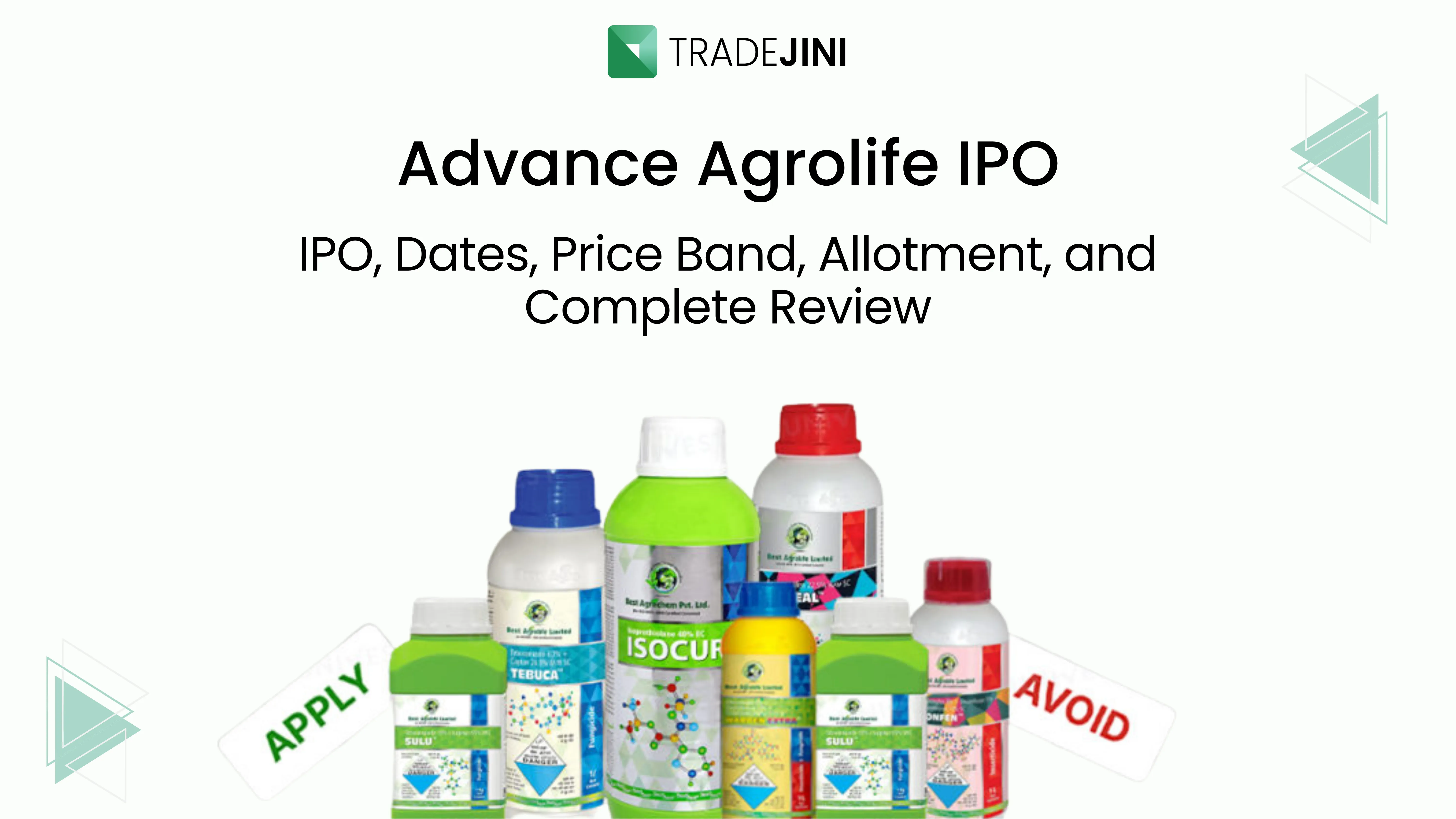 Advance Agrolife IPO: Dates, Price Band, Allotment, and Complete Review