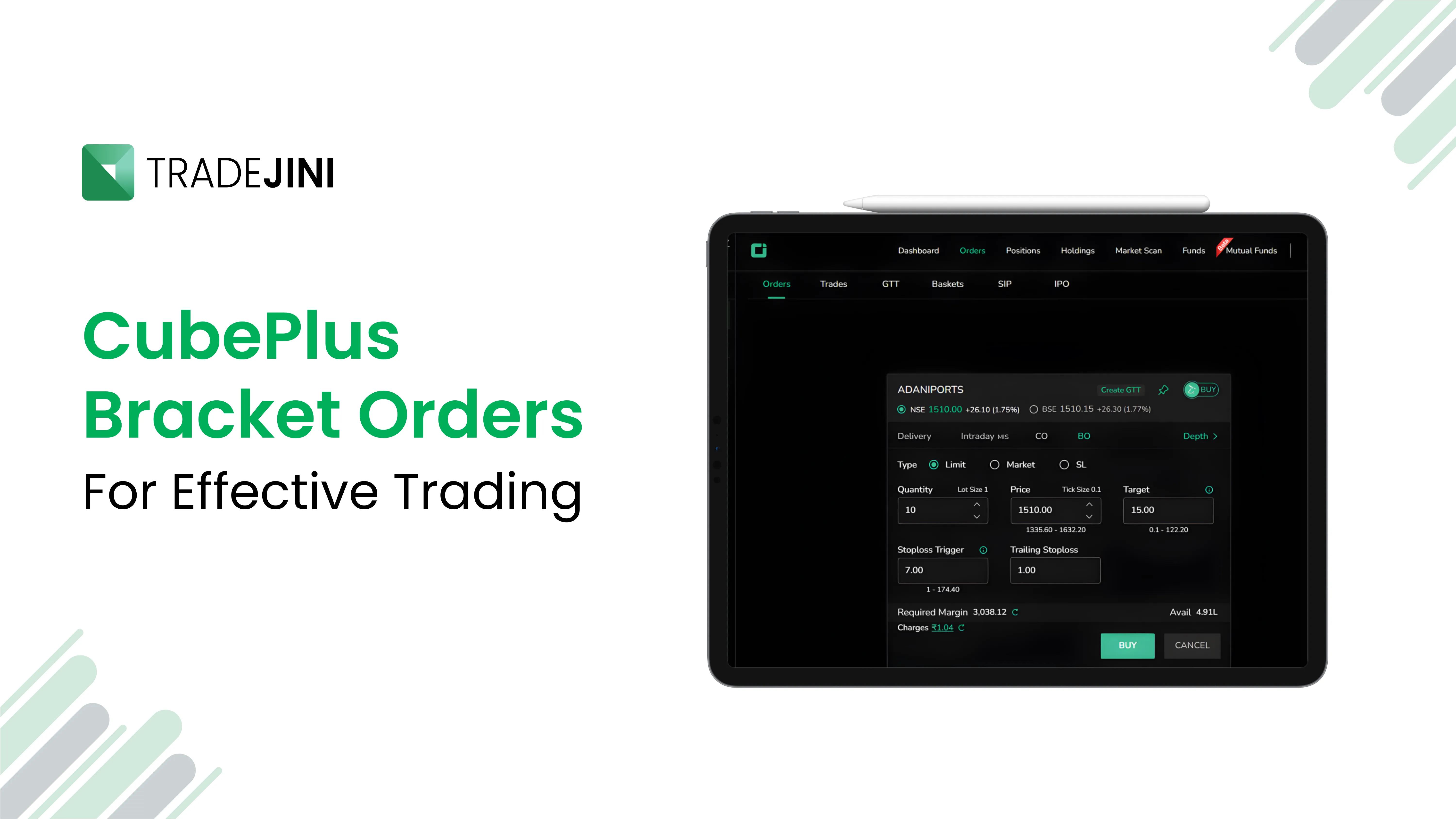 CubePlus Bracket Orders for Effective Trading