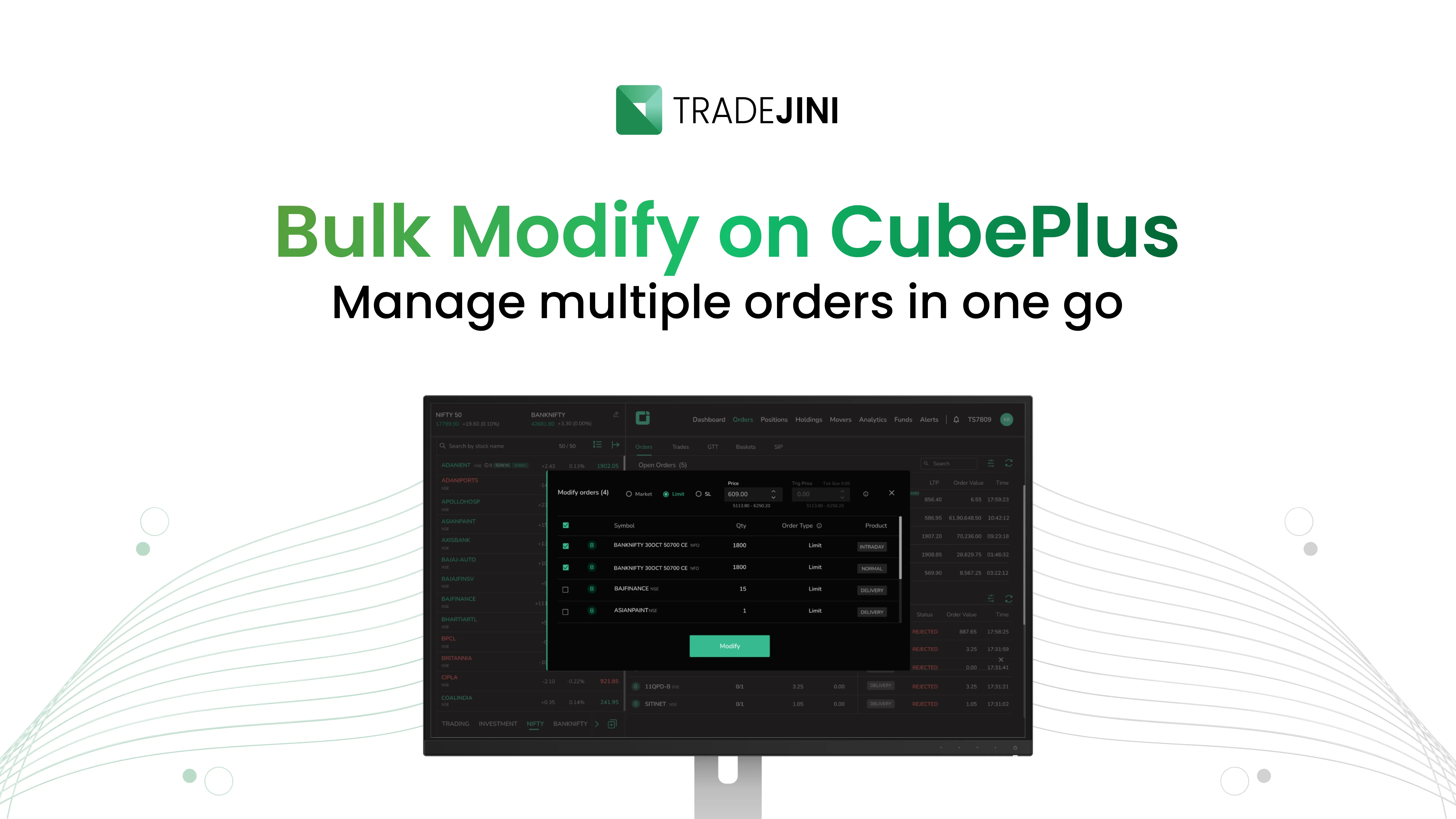 Bulk Modify on CubePlus