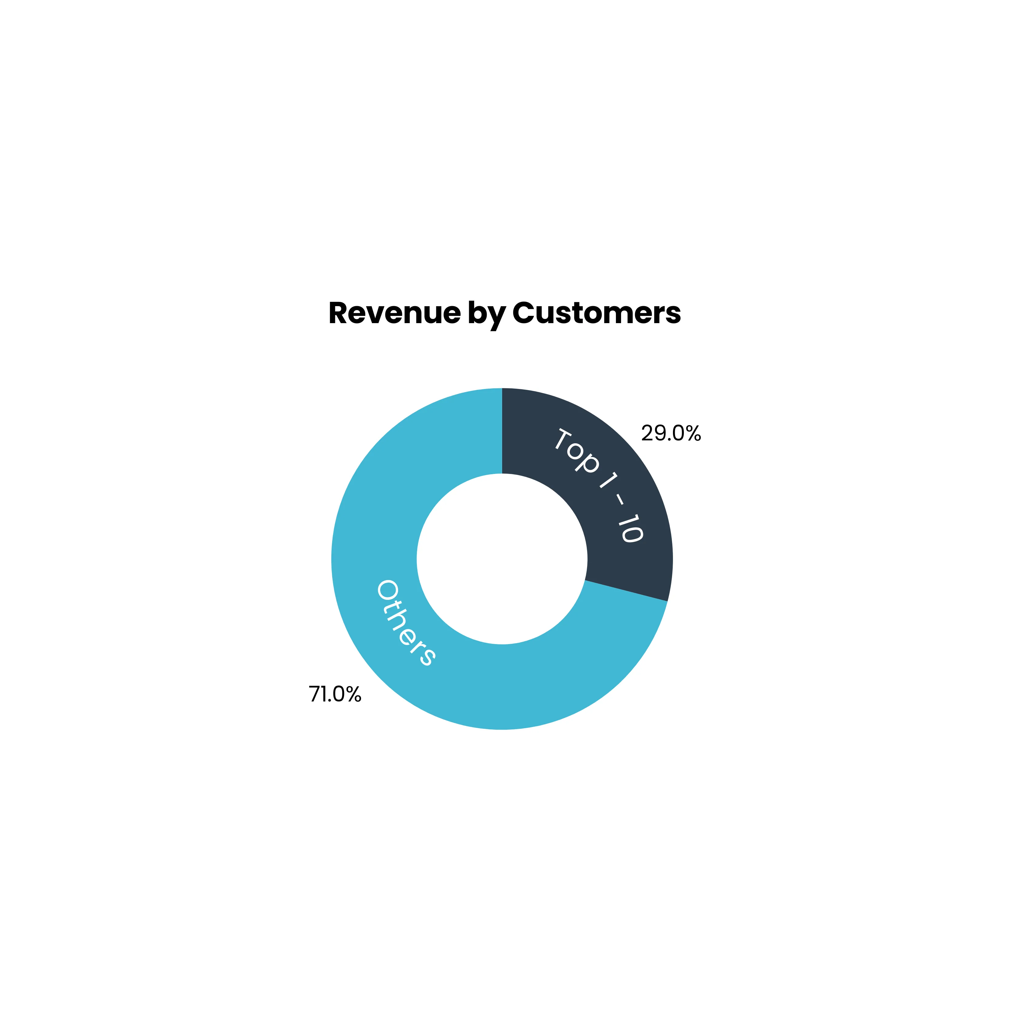 Revenue by customers