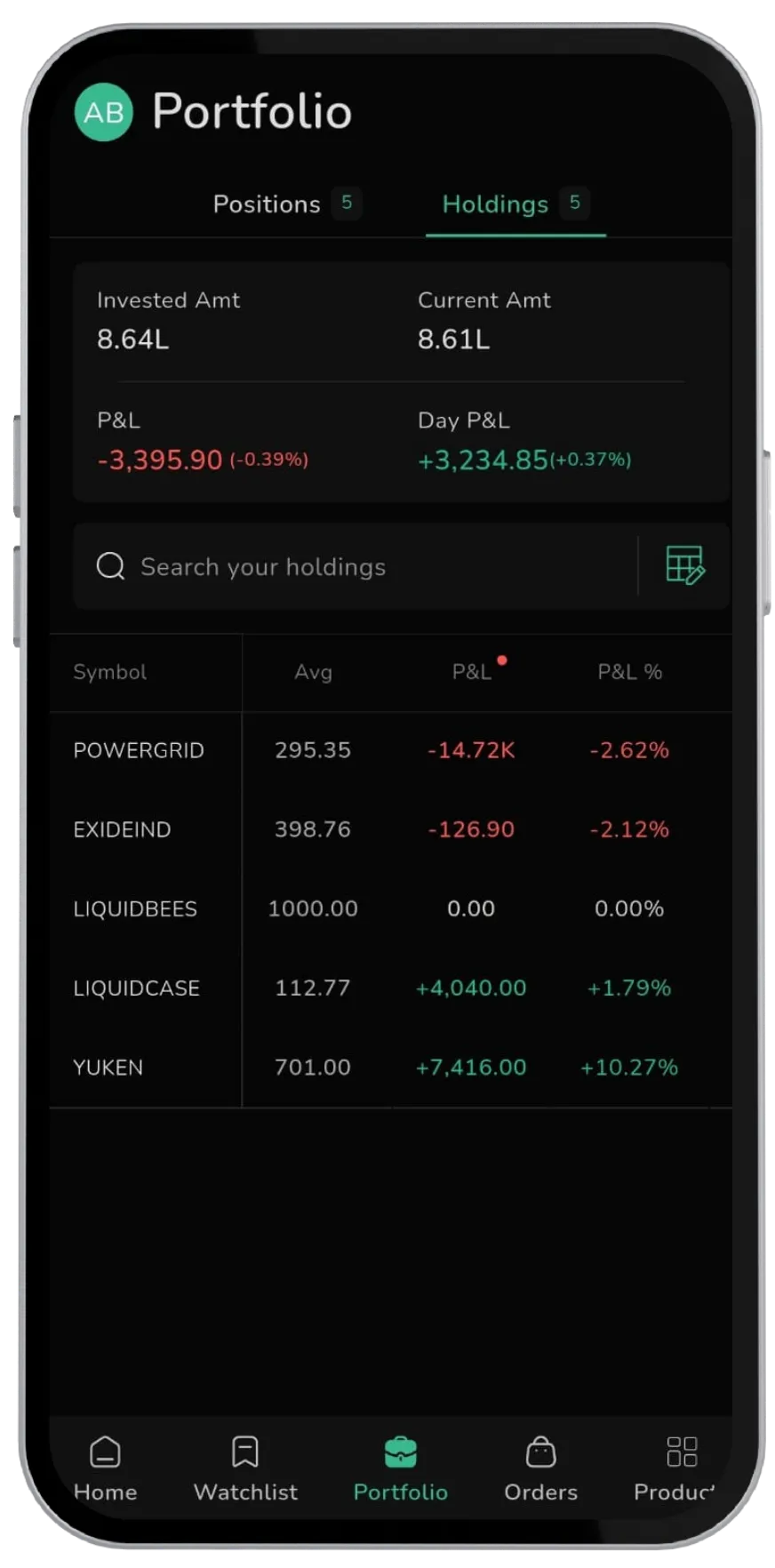 A Smarter “My Holdings” Section on the CubePlus Mobile App