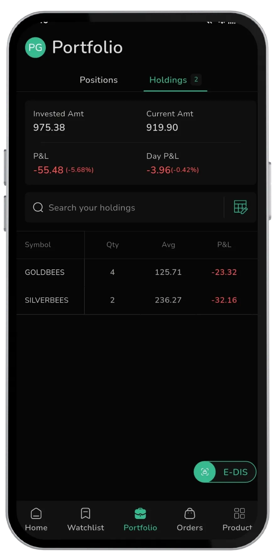 A Smarter “My Holdings” Section on the CubePlus Mobile App