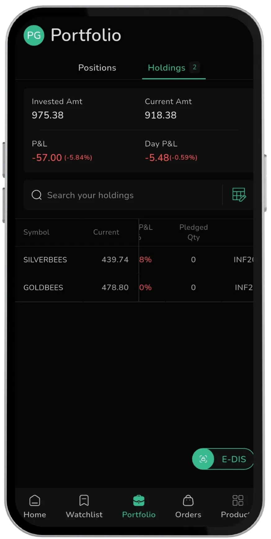 A Smarter “My Holdings” Section on the CubePlus Mobile App
