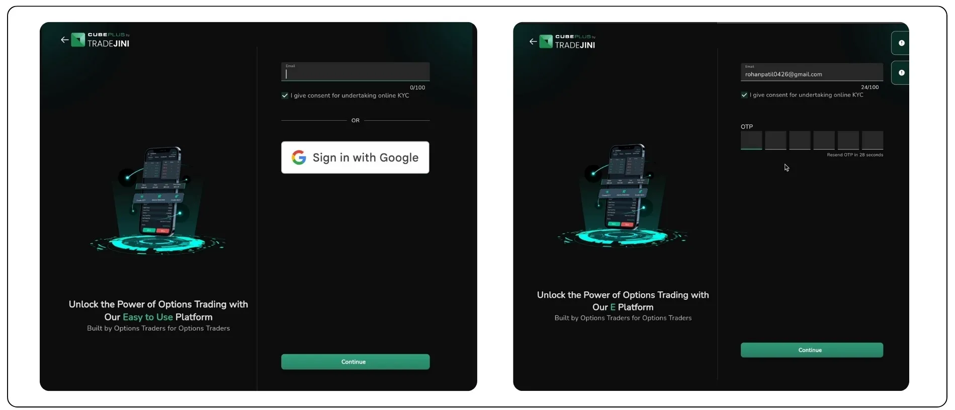 CubePlus Account Opening