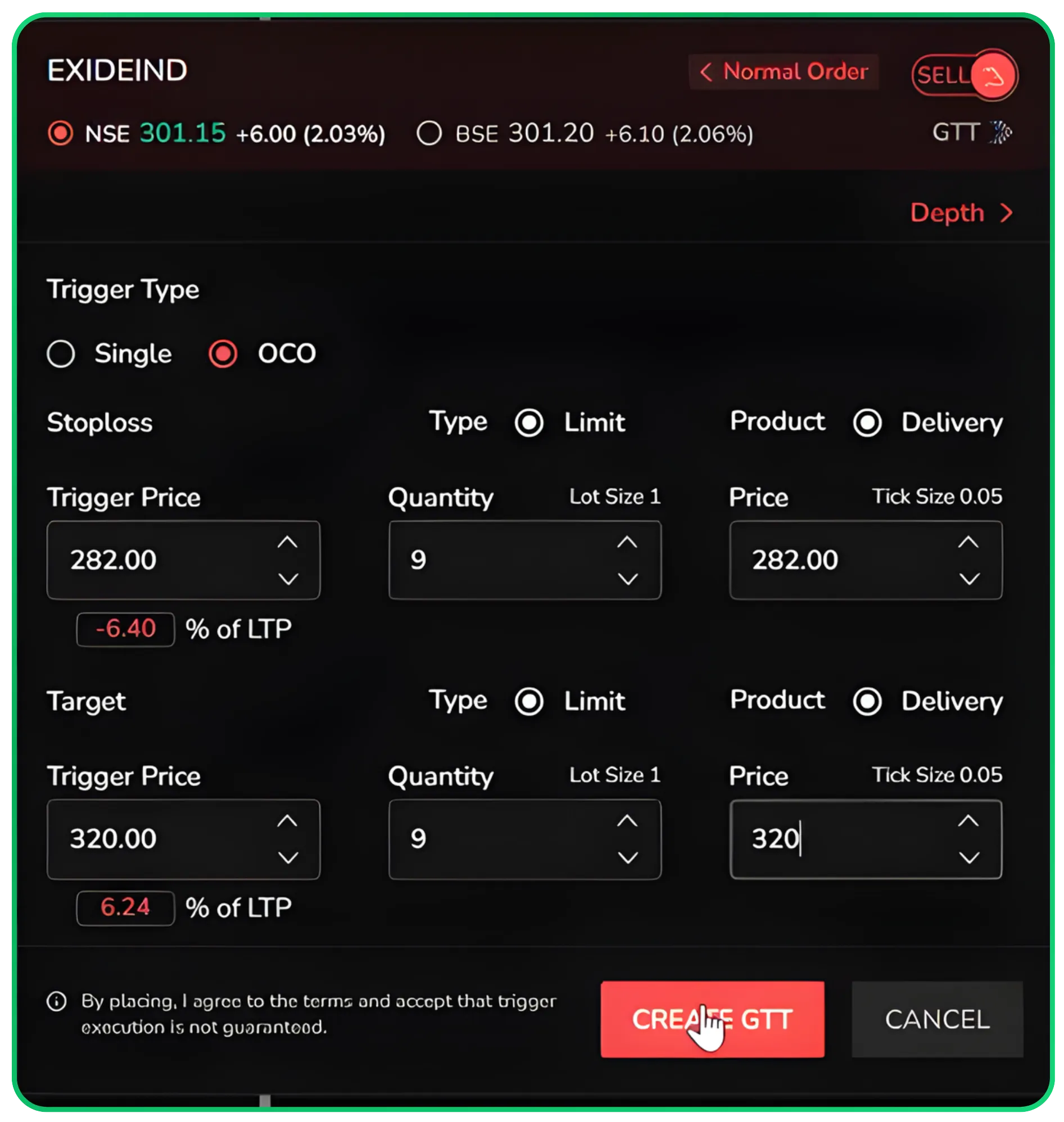 How to Place GTT Orders on Cubeplus