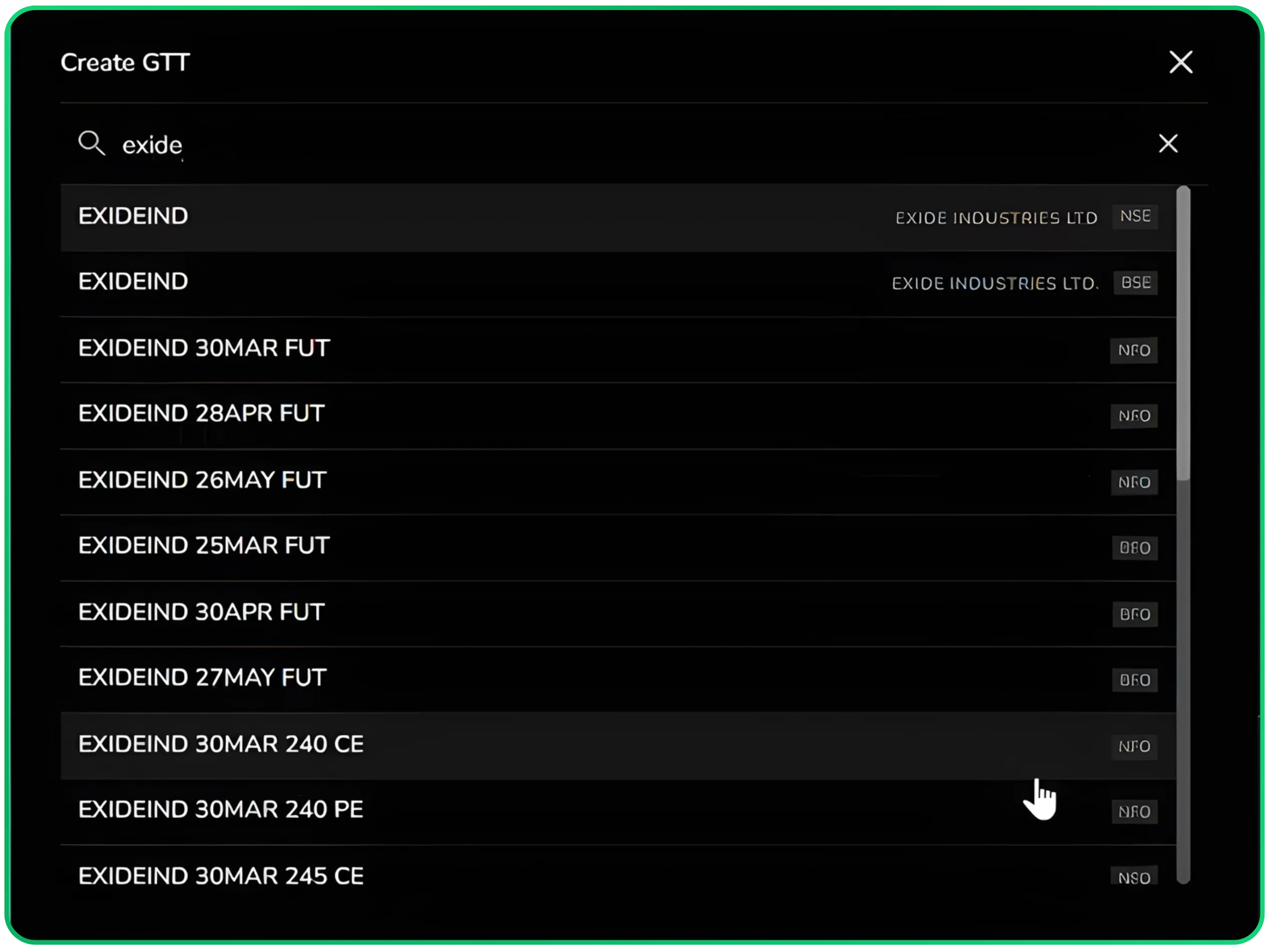 How to Place GTT Orders on Cubeplus