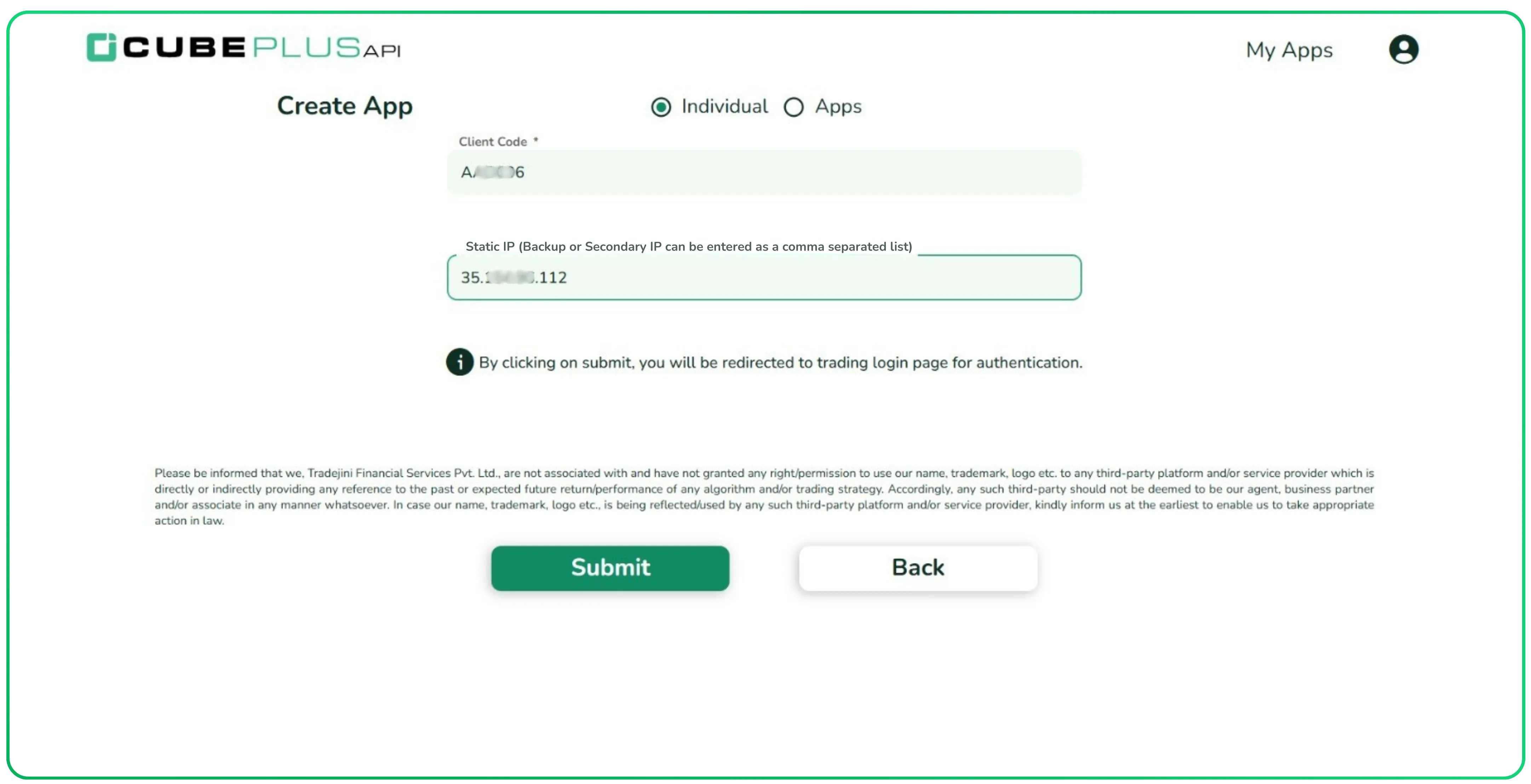 How to Register Your Static IP on the Tradejini Developer Portal