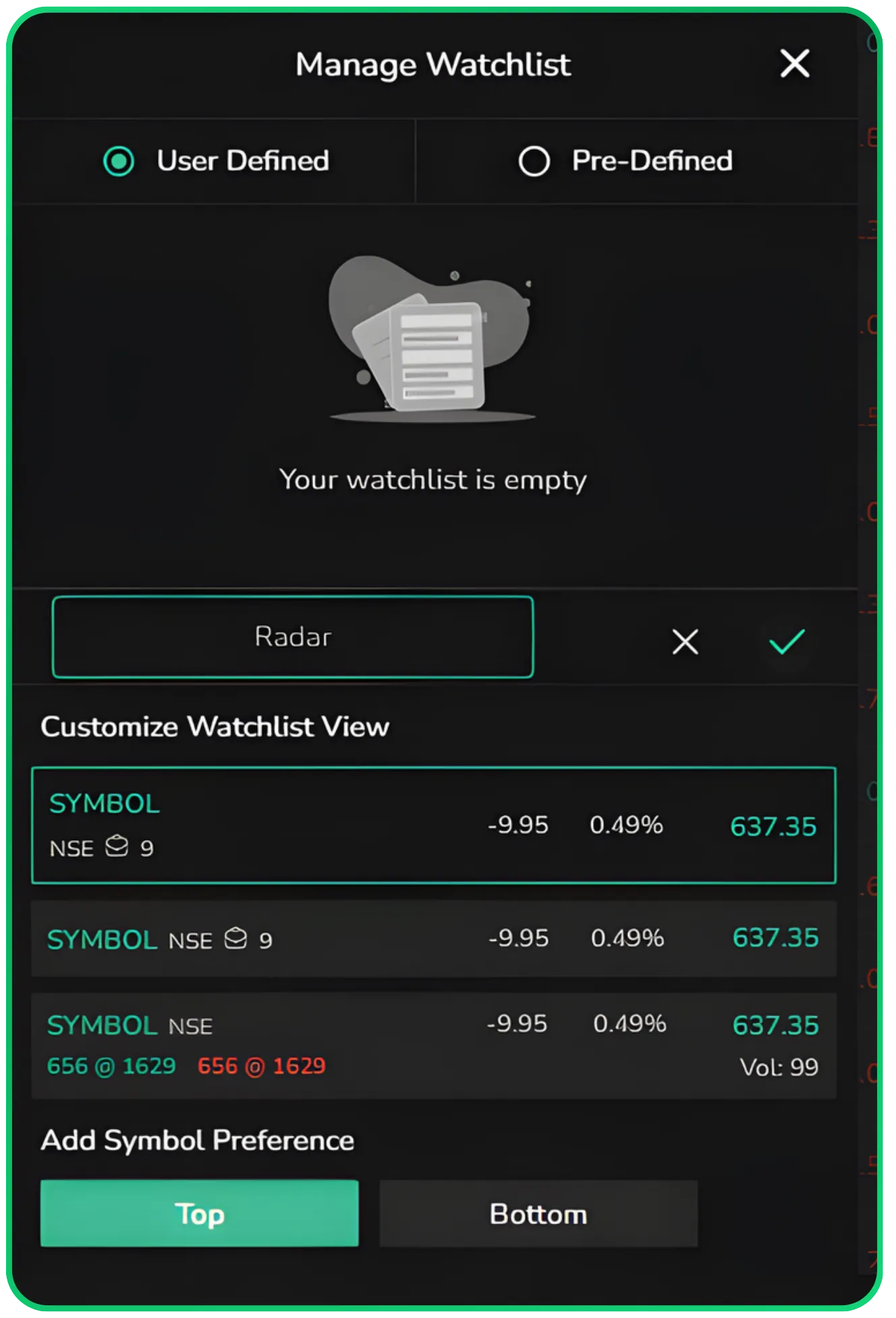 How to Set Up and Manage Your Watchlists on CubePlus