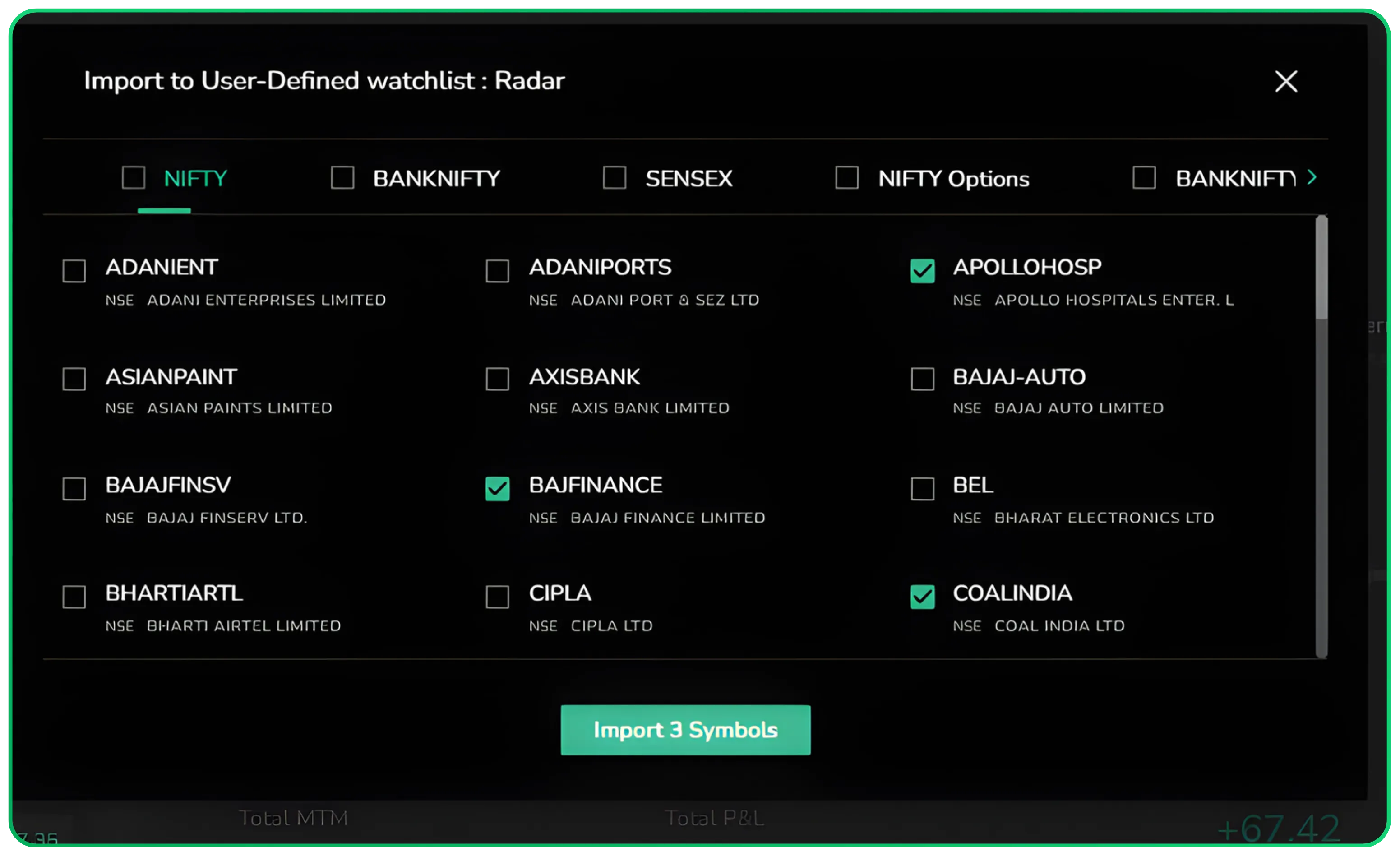 How to Set Up and Manage Your Watchlists on CubePlus