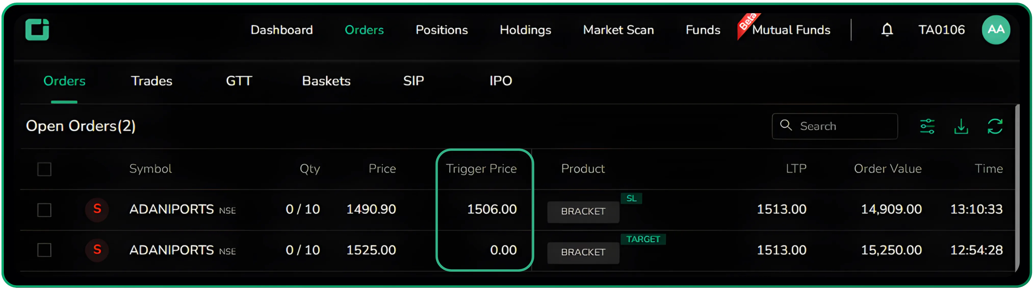 How to Use Bracket Orders on CubePlus – Slide